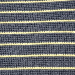 Ditch Plains Blue Shirt Striped Thermal Waffle Knit Long Sleeves Top Mens Size M