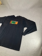 Vintage Skater Shirt Mens Medium Black Y2K Skateboarding Streetwear Inner City