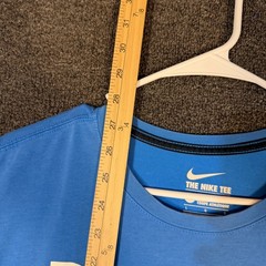 Nike Kevin Durant KD Sabertooth Tiger Blue Dri-FIT Graphic T-Shirt Mens Large