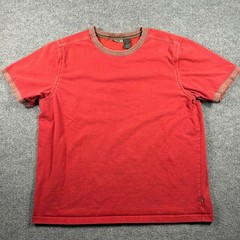 REI Co-op T Shirt Mens XXL Ringer Red Organic Cotton Short Sleeve Casual Y2K