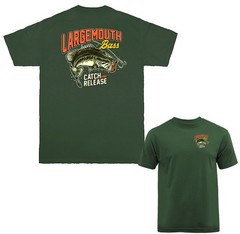 Largemouth Bass Catch & Release Outdoor Sports Fishing T-shirt