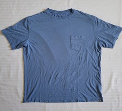 Peter Millar Seaside Summer Soft Pocket Tshirt Mens XL Blue Modal Cotton Coastal