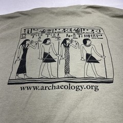 VTG Archaeology Dot Org T Shirt Anvil T Shirt Sz XL Extra Large Egypt Pharaoh
