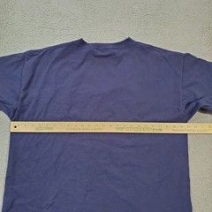Vintage Starter Shirt Mens Extra Large Blue 90s Made In USA Short Sleeve Casual