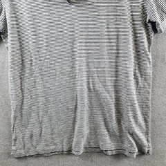 The Men’s Store at Bloomingdale’s Striped Linen Tee Men’s Size Medium Dark Slate