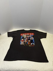 Dragon Ball Z Anime T Shirt Mens Large Goku Vegeta Trunks Graphic Black 2021