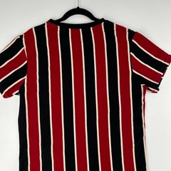 RSQ Collective Shirt Men Large Paris France Spell Stripe Work Party Gym Core Go