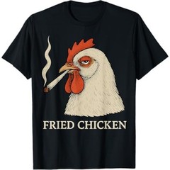 Fried Chicken Smoking Joint Funny T-Shirt