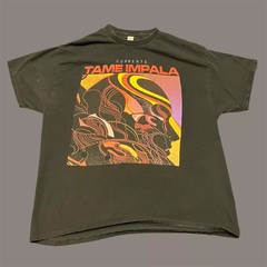 Tame Impala Currents Album Vintage Military Green T-shirt S-4XL