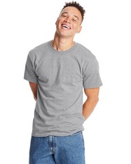 Hanes 5180 Unisex Plain Blank Short Sleeve Casual Beefy-T Shirt Stylish T-Shirt