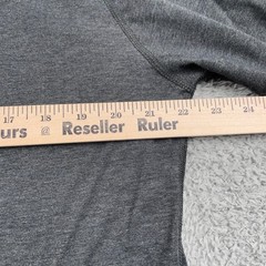 Public Rec Shirt Mens XL Gray Henley Long Sleeve Soft Stretch Casual Pullover