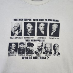 Gildan Shirt Mens Large White Right To Bear Arms Gun Rights USA Graphic Tee