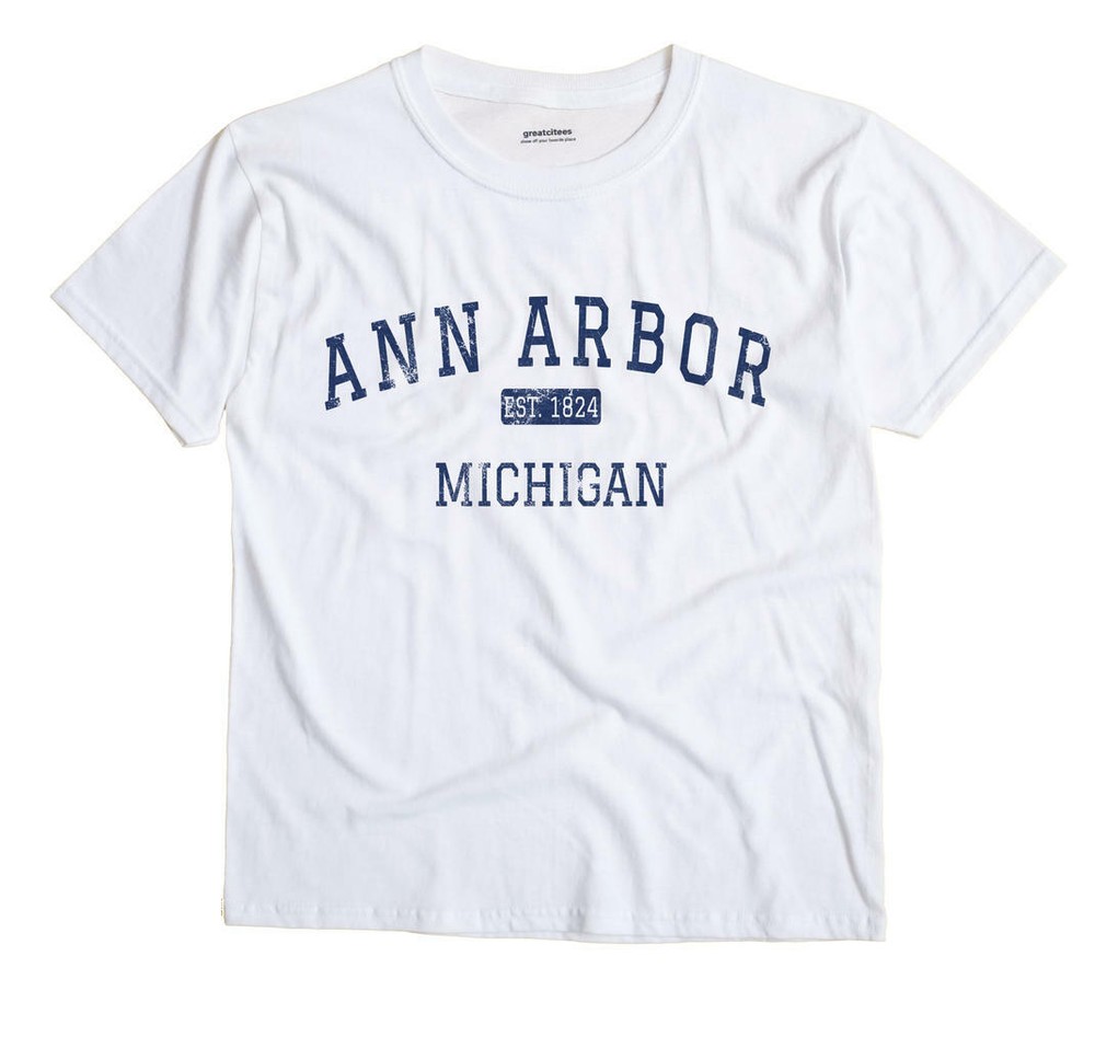 Ann Arbor Michigan MI T-Shirt EST
