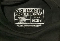Black Rifle Coffee Co Espresso Shot Machine Graphic T Shirt Size Medium