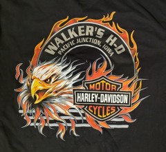 Harley Davidson Pacific Junction Eagle Shirt Mens