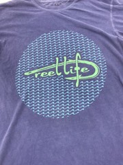 Reel Life T-Shirt Men Medium Blue..#18358