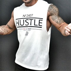 Fitness Men Bodybuilding Tank Top Gyms Clothing Singlets Vest Sleeveless