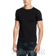 Mens Tshirt Crew Neck T-Shirt T Shirt Top Plain Cotton Short Sleeve Summer Pack