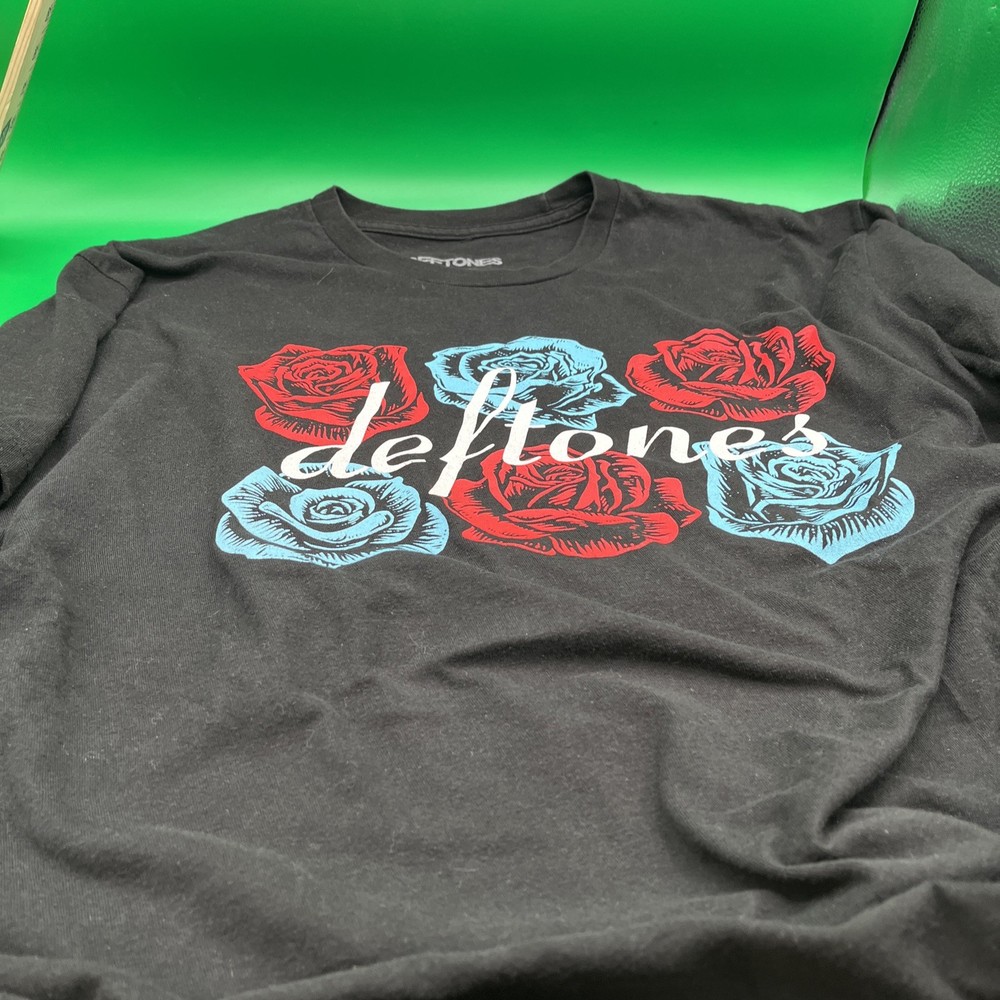 Deftones Blue And Red Roses T Shirt
