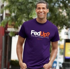Fed Up? Men’s and Women’s Christian T-Shirt Small Let God Take Over Psalm 34:19