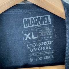 Marvel Venom Shirt Mens XL Black Loot Crate Graphic Tee Comic Anti Hero Goth