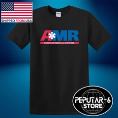 AMR American Medical Response Men’s Black Size S-3XL