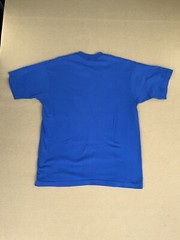 VTG BVD T Shirt Men’s LARGE Single Stitch Blue MADE USA Workwear 80s