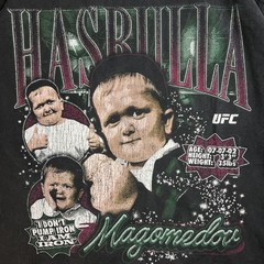 UFC X Goat Crew Hasbulla Rap Tee Style T-shirt Size XL