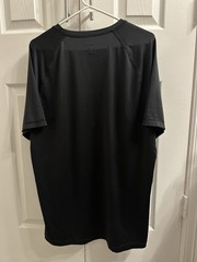 Hurley Black Short Sleeve Surf T-Shirt Logo Front Crew Neck Rashguard Mens L