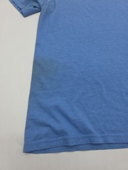 Reebok T-Shirt Men Medium Blue Logo Cotton Polyester Tee.#40832