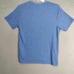 Nike Shirt Adult Medium Blue Swoosh Logo Short Sleeve Active Sports Outdoor Mens