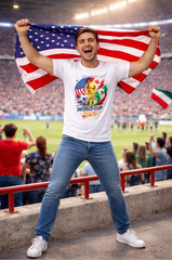 2026 World Cup USA Canada Mexico Unisex T-Shirt Cotton Soccer Fan Graphic Tee