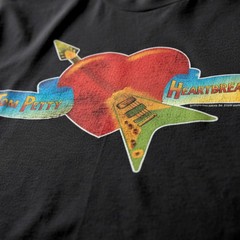 Tom Petty & the Heartbreakers Logo Men’s T Shirt Rock Band Concert Tour Merch