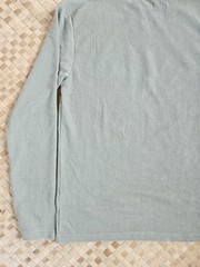 Hurley Thermal Shirt Mens Medium Green Long Sleeve Waffle Knit Surf Skate NEW