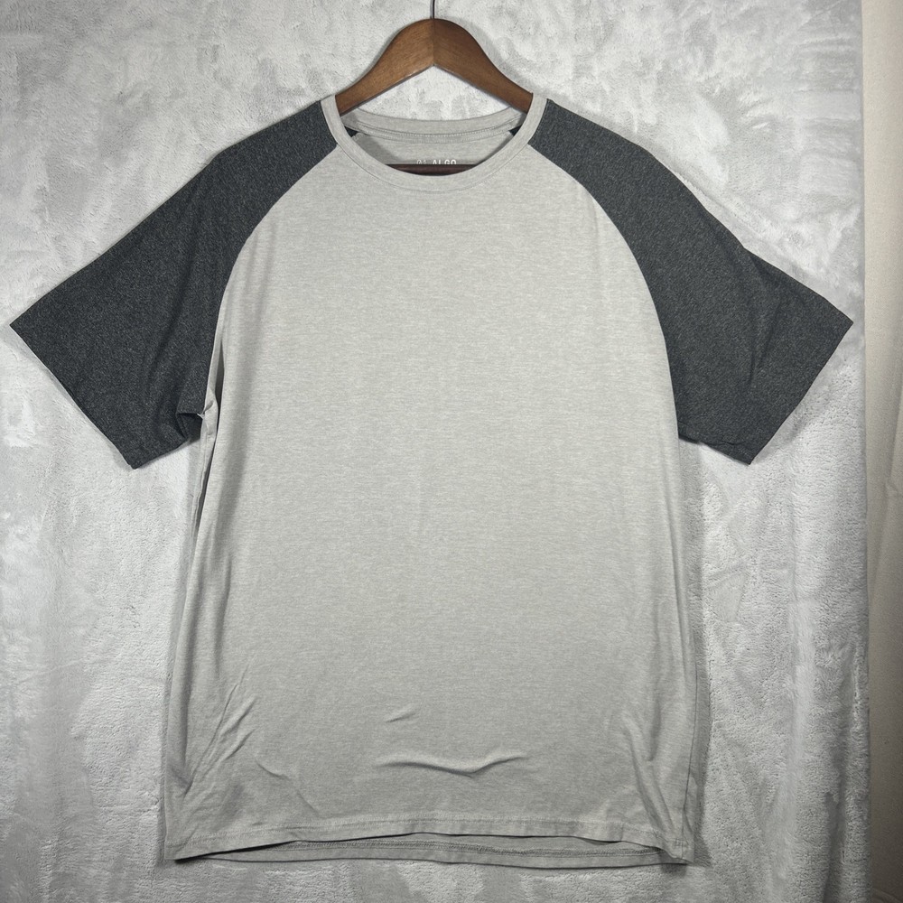 01. Algo Performance Athletic shirt Men’s Size L-TA Anti odor UV SPF 40 Quic Dri