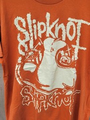 Slipknot Double Side Graphic Authentic Merch Short Sleeve Tee XXL T-shirt Orange