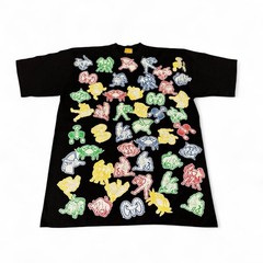 Vintage Y2K AOP astrological sign streetwear skater tee Sz XL Hip Hop Grunge