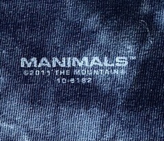 The Mountain 2011 Manimals Native American Wolf Headphones Tie Dye TShirt Large