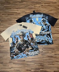 2026 Summer Godspeed Skeleton surgeon printing Tee Mens Cotton T-shirt