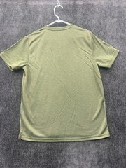 Apt. 9 Premier Flex Henley Shirt Mens Medium Green Classic Casual Short Sleeve