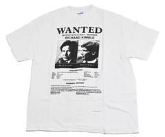Vintage The Fugitive 1993 Movie Film Harrison Ford 90s Tommy Lee Shirt Large