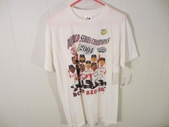 2004 Boston Red Sox Caricature T Shirt XL Majestic (May fit smaller/tighter)