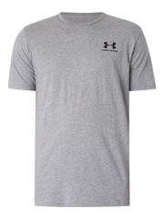 Under Armour Men’s Sportstyle Left Chest T-Shirt, Grey