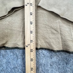 The Great China Wall Henley Shirt Sz XXL Tan Long Sleeve Cotton USA