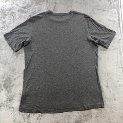 TravisMathew Shirt Mens Large Heather Gray Pima Crewneck Stripe Golf 1MT185