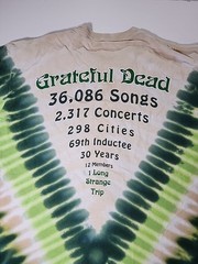 Vintage 1998 Grateful Dead “Countdown” Steal Your Face Tie-Dye T-Shirt Size Lg