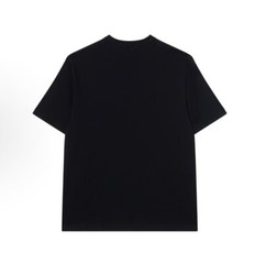 Burberry Logo Letter Print Round Neck Short Sleeve T-Shirt Men’s Black