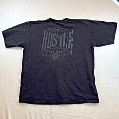 Shaka Wear Hustle All Day Graphic T-Shirt Black Size Men’s XL Streetwear Tee