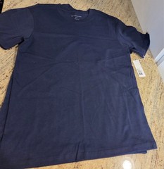 New! Lot of 2 Outerknown Mens XS Tee Shirt 100% Organic Cotton Blue Peru