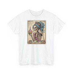 40th Birthday Skeleton Tarot Retro Tee